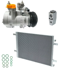 2017 Ford F-250 Super Duty Lariat 6.2L Compressor and Condenser Kit (KT A039A-N)