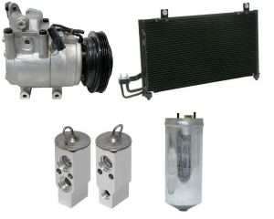 2000 Kia Sephia Base 1.8L Compressor and Condenser Kit (KT A057A-N)