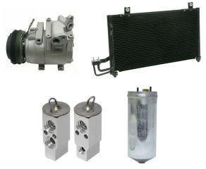 2000 Kia Sephia Base 1.8L Compressor and Condenser Kit (KT A057A)