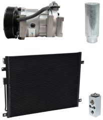 2000 Dodge Durango SLT Plus 5.2L Compressor and Condenser Kit (KT AA94B-N)