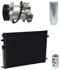 2000 Dodge Durango Base 4.7L Compressor and Condenser Kit (KT AA94B)