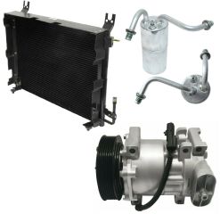 2002 Dodge Ram 3500 Custom 5.9L Compressor and Condenser Kit (KT AA95A)