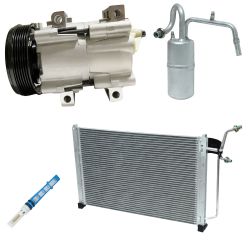 1990 Ford Taurus GL 3.0L Compressor and Condenser Kit (KT AC28A-N)