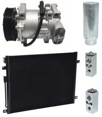 2000 Dodge Durango Base 4.7L Compressor and Condenser Kit (KT AC73B)