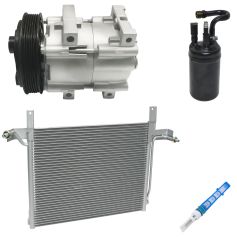 1994 Mazda B2300 SE 2.3L Compressor and Condenser Kit (KT AC85A)