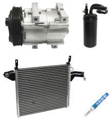 1996 Mazda B2300 SE 2.3L Compressor and Condenser Kit (KT AC87A-N)