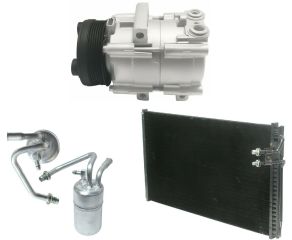 1996 Ford Mustang Base 4.6L Compressor and Condenser Kit (KT AD02A)