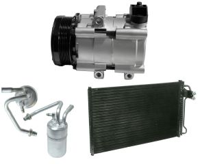 1998 Ford Mustang Base 4.6L Compressor and Condenser Kit (KT AD02B-N)