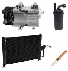 1996 Ford Escort Base 1.9L Compressor and Condenser Kit (KT AD12A-N)