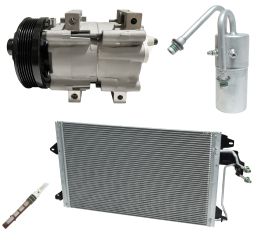 1996 Ford Windstar GL 3.0L Compressor and Condenser Kit (KT AD72A-N)