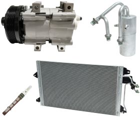 1996 Ford Windstar GL 3.0L Compressor and Condenser Kit (KT AD76A-N)