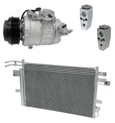 2013 Ford Police Interceptor Utility Base 3.7L Compressor and Condenser Kit (KT AD78B-N)