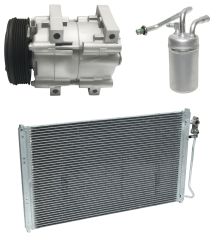 2003 Ford Mustang Base 3.8L Compressor and Condenser Kit (KT AD91A)
