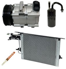 1996 Ford Contour GL 2.5L Compressor and Condenser Kit (KT AE18A-N)