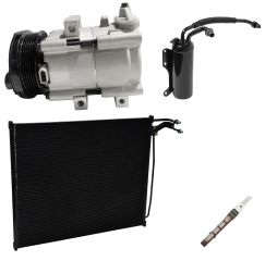 2000 Ford E-150 Econoline Base 4.2L Compressor and Condenser Kit (KT AE45A-N)