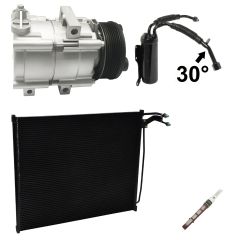 2001 Ford E-150 Econoline Base 4.6L Compressor and Condenser Kit (KT AE55A)