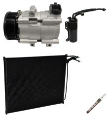 2001 Ford E-350 Super Duty Base 6.8L Compressor and Condenser Kit (KT AE56A-N)