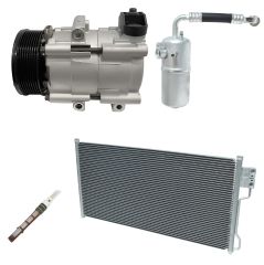 2001 Ford Expedition Eddie Bauer 4.6L Compressor and Condenser Kit (KT AE61A-N)
