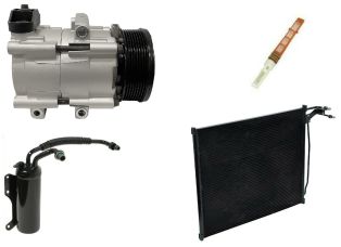 2001 Ford E-250 Econoline Base 5.4L Compressor and Condenser Kit (KT AE63A-N)