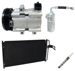 2004 Ford F-150 Heritage XL 4.2L Compressor and Condenser Kit (KT AE76A-N)