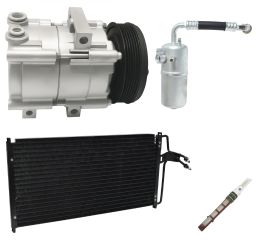 2004 Ford F-150 Heritage XL 4.2L Compressor and Condenser Kit (KT AE76A)