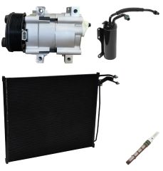 2000 Ford E-350 Super Duty Base 7.3L Compressor and Condenser Kit (KT AF29A-N)