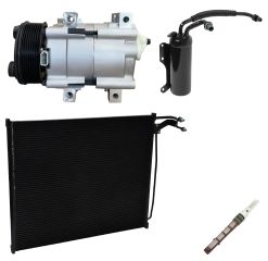 2000 Ford E-350 Super Duty Base 7.3L Compressor and Condenser Kit (KT AF31A-N)