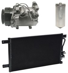 2000 Mitsubishi Montero Sport LS 3.0L Compressor and Condenser Kit (KT AG18A)