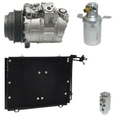 1998 Mercedes-Benz C280 Base 2.8L Compressor and Condenser Kit (KT AG77A)