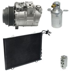 1998 Mercedes-Benz C230 Base 2.3L Compressor and Condenser Kit (KT AG77B)