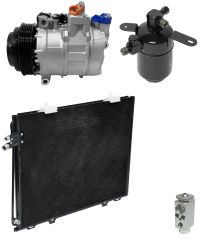 1998 Mercedes-Benz E320 Base 3.2L Compressor and Condenser Kit (KT AG84A-N)