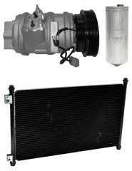 2002 Honda Accord LX 3.0L Compressor and Condenser Kit (KT AH22A-N)