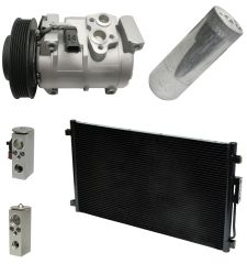 2001 Dodge Caravan SE 2.4L Compressor and Condenser Kit (KT AH25A)