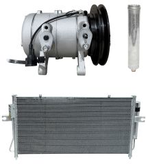 2004 Nissan Frontier XE 2.4L Compressor and Condenser Kit (KT AI27A-N)