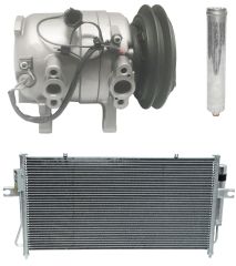 2004 Nissan Frontier XE 2.4L Compressor and Condenser Kit (KT AI27A)