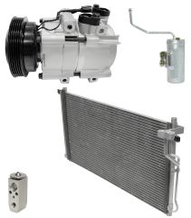 2005 Kia Magentis LX Anniversary Edition 2.4L Compressor and Condenser Kit (KT AI44D-N)