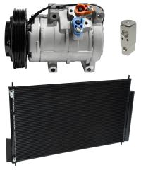 2007 Honda Odyssey Touring 3.5L Compressor and Condenser Kit (KT AI62A-N)