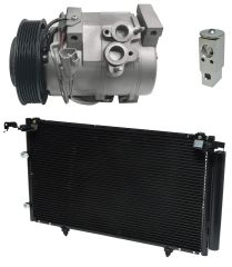 2006 Toyota Camry Base 2.4L Compressor and Condenser Kit (KT AI73A)