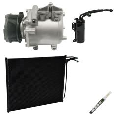 2007 Ford E-450 Super Duty Base 6.0L Compressor and Condenser Kit (KT B020B)