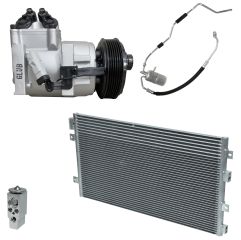 2006 Dodge Stratus SE 2.4L Compressor and Condenser Kit (KT B051A-N)