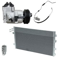2004 Dodge Stratus SE 2.4L Compressor and Condenser Kit (KT B051B-N)