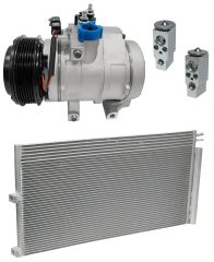 2007 Ford Expedition Limited 5.4L Compressor and Condenser Kit (KT B079A-N)