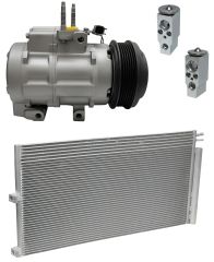2007 Ford Expedition Limited 5.4L Compressor and Condenser Kit (KT B079A)