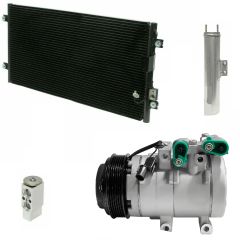 2003 Kia Sedona LX 3.5L Compressor and Condenser Kit (KT BA41A-N)