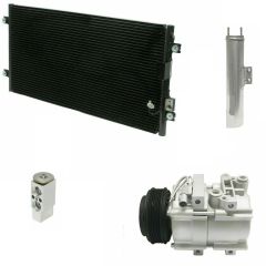 2003 Kia Sedona LX 3.5L Compressor and Condenser Kit (KT BA41A)