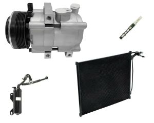 2007 Ford E-150 Base 4.6L Compressor and Condenser Kit (KT BB06A-N)