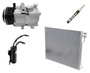 2010 Ford E-250 Base 4.6L Compressor and Condenser Kit (KT BB11A-N)