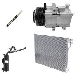 2009 Ford E-350 Super Duty XLT 5.4L Compressor and Condenser Kit (KT BB12A-N)