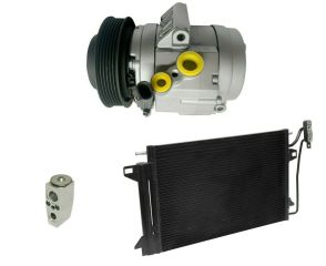 2009 Mercury Milan Base 2.3L Compressor and Condenser Kit (KT BH81A)
