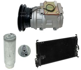 1994 Mitsubishi Eclipse GS 1.8L Compressor and Condenser Kit (KT CH47A-N)